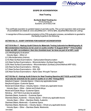 Burbank Steel Treating, Inc